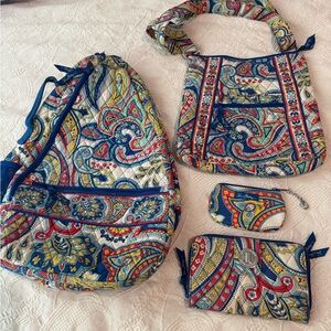 Vera Bradley Bundle in Marina Paisley